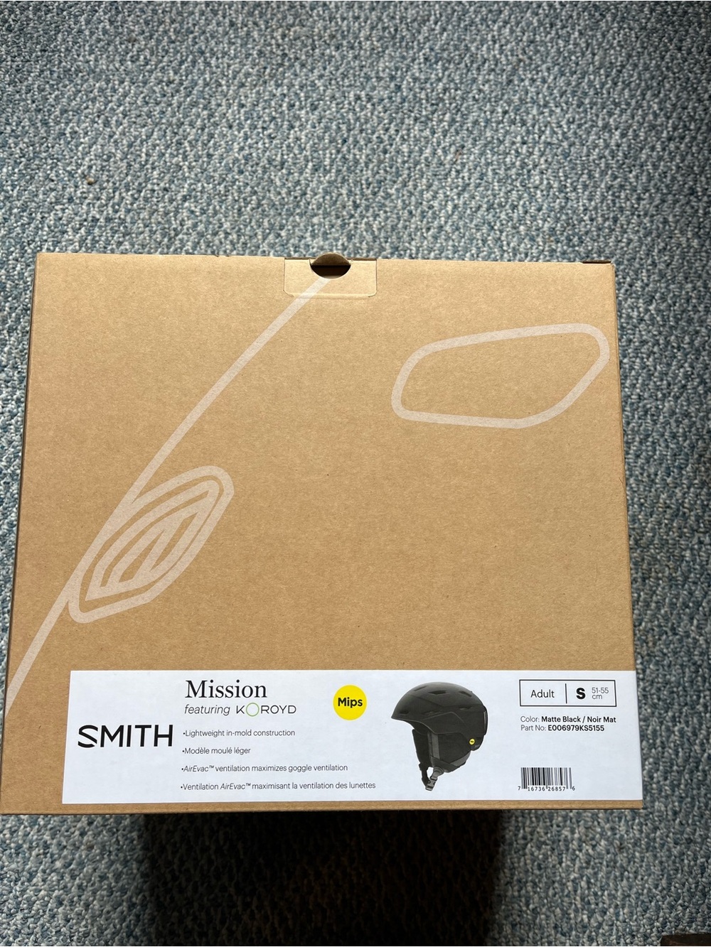 SMITH Mission MIPS. Matte Black.